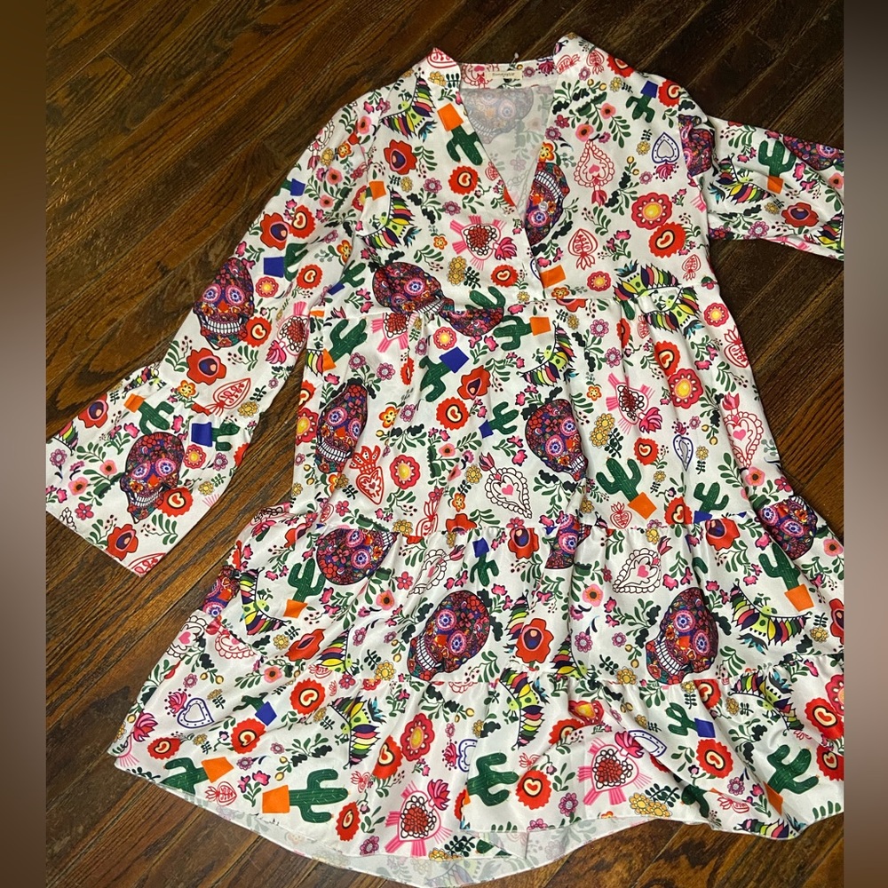 Boho Print Dress